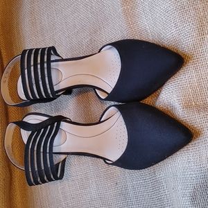 Lifestride size 10m black heels